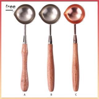 Muỗng Múc Sáp Cán Gỗ