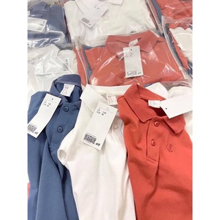 Set 3 áo polo cotton bé trai