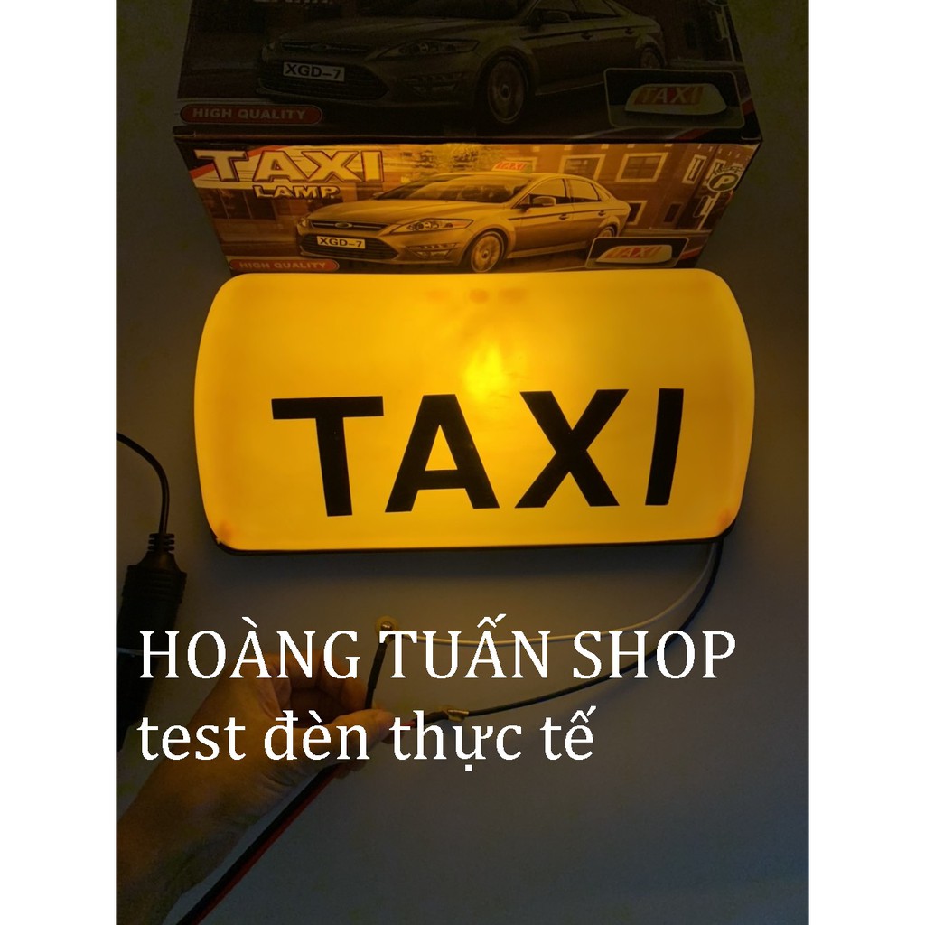 Mào taxi đèn led có nam châm gắn trần xe hơi dùng điện tẩu 12v🎁TẶNG ĐẦU ĐỰC đấu nối tiện dụng