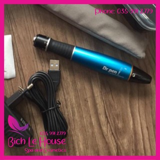 Máy vi kim dr pen cao cấp- chính hãng - bảo hành 12t- tặng kèm kim - thẩm mỹ bico