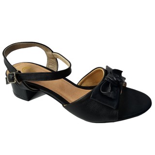 Giày Sandal Cao Gót Nữ Da Bò BIGBEN GCG68