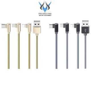 Cáp sạc chữ l borofone bx26 cổng micro-usb / lightning / type-c max 2.4a