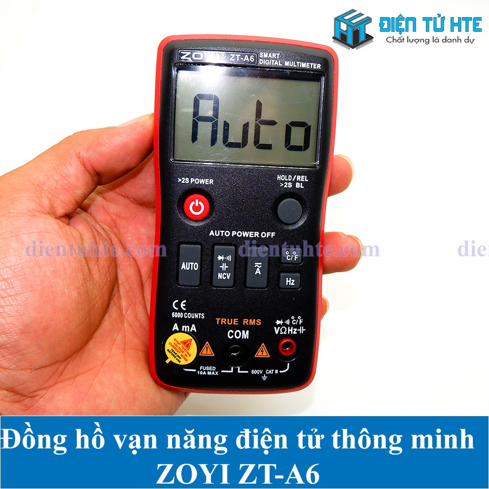 Đồng hồ vạn năng số ZOYI ZT-A6 chính hãng ZOTEK BH 12 tháng