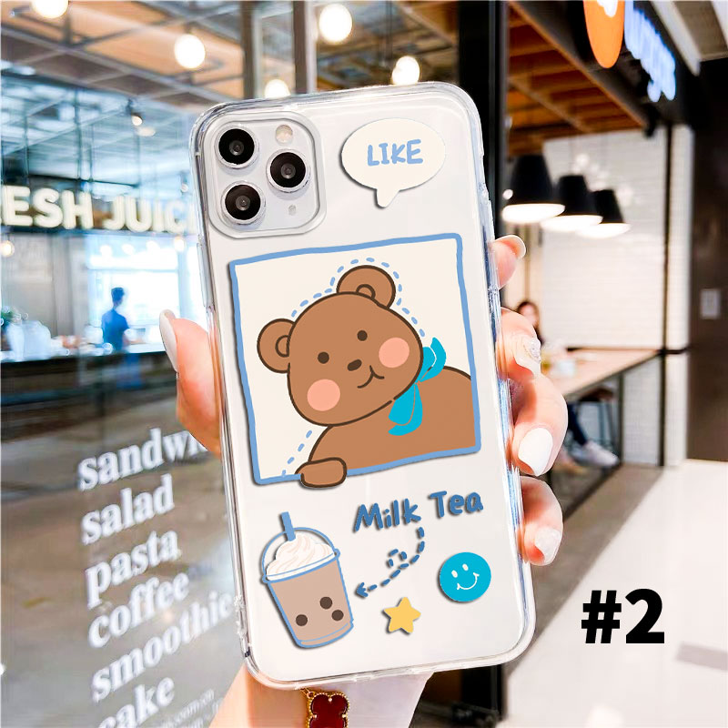 Ốp Lưng Samsung A3 A5 A7 J1 J2 J3 J5 J7 Prime Pro 2015 2016 2017 Vỏ Bảo Vệ Vỏ Điện Thoại Mềm Gấu Bánh Quy-4 | BigBuy360 - bigbuy360.vn