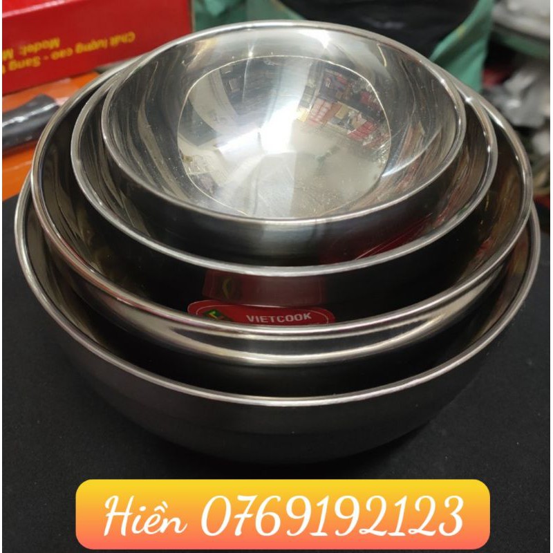 Bát inox 2 lớp cao cấp, hàng Việt Nam chất lượng cao