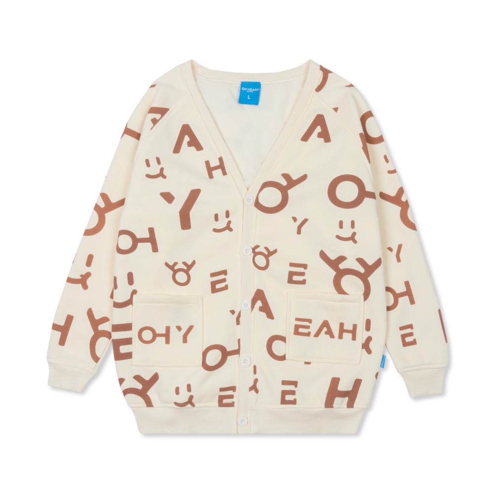 Áo Cardigan Unisex Local Brand OHYEAH LOGO