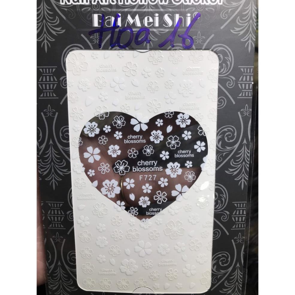 Hình dán móng tay Hoa 16