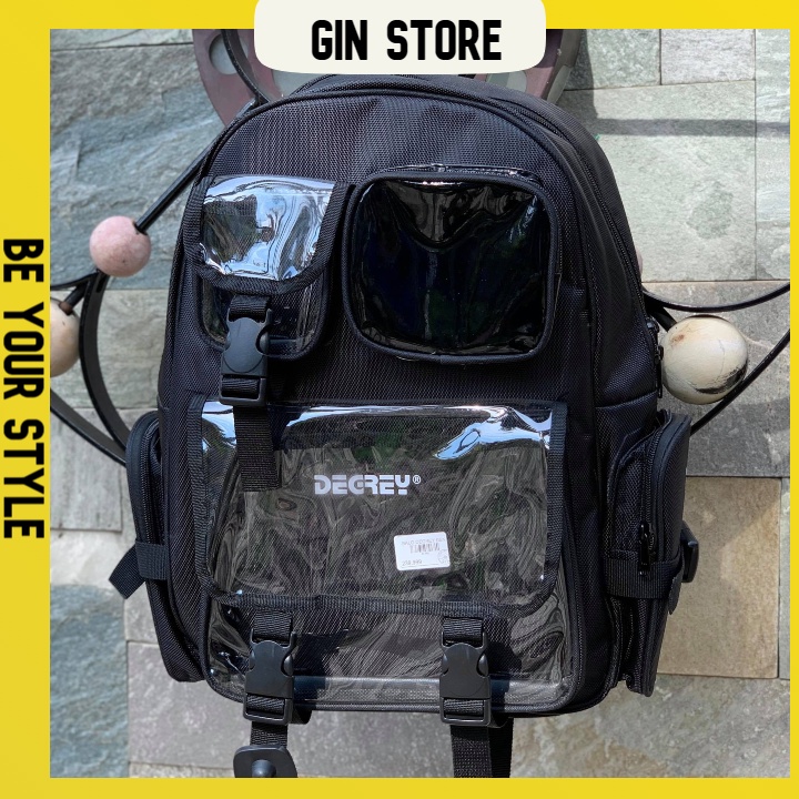 BALO DEGREY BASIC BACKPACK PHONG CÁCH ULZZANG NAM NỮ - GIN STORE