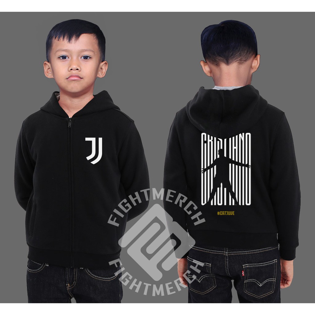 Áo Hoodie Khóa Kéo Cr7 Juve Cristiano Ronaldo Juventus 2018