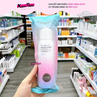 Xịt Chống Nắng Maycreate, Xịt Makeup, Nâng Tone Chống Nước 150ml