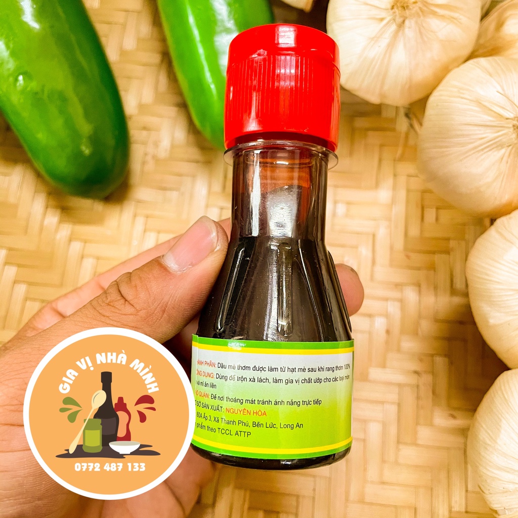 DẦU MÈ THƠM NGUYÊN CHẤT NGUYÊN HOÀ 70ML