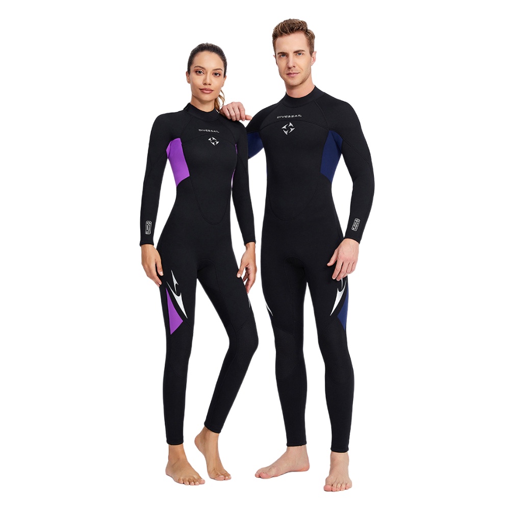 Bộ Đồ Bơi Lặn Một Mảnh Tay Dài Dày 3mm Giữ Nhiệt Chống Tia UV Có Khóa Kéo Sau Lưng Cho Nữ | BigBuy360 - bigbuy360.vn