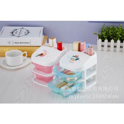 SỈ SP1771 Tủ mini đựng mỹ phẩm 4 tầng 3 ngăn kéo để vật dụng cá nhân ( ảnh thật )