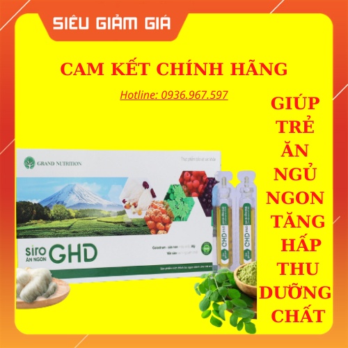 Siro ăn ngon GHD ❤️[ CHÍNH HÃNG ] ❤️ Hỗ trợ bồi bổ cơ thể, tăng cường tiêu hóa