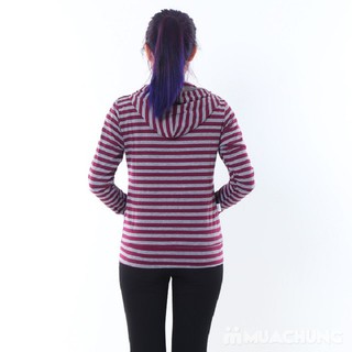 Áo chống nắng nữ vải thun kẻ