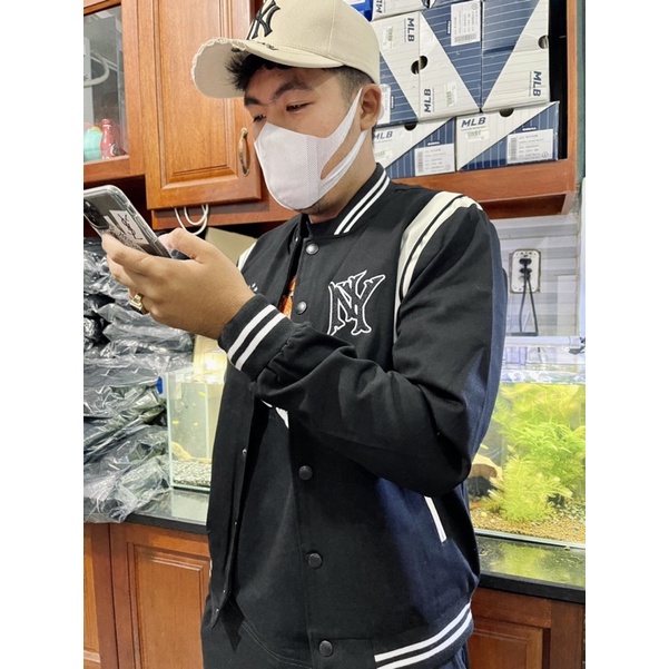 ÁO KHOÁC MLBNY BOMBER TEDDY
