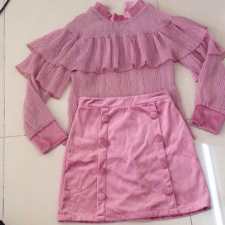 Đầm váy Lép hoa nhí