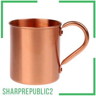 350ml 100% Pure Copper Drinking Cold Beer Bar Mug Coffee Tea Cup with Handle