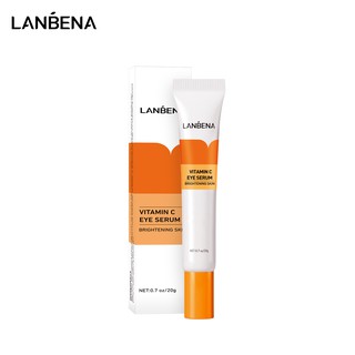Serum Mắt Vitamin C LANBENA 20g Làm Mờ Quầng Thâm Giảm Bọng Mắt Chống Nếp Nhăn Cho Da Tươi Sáng