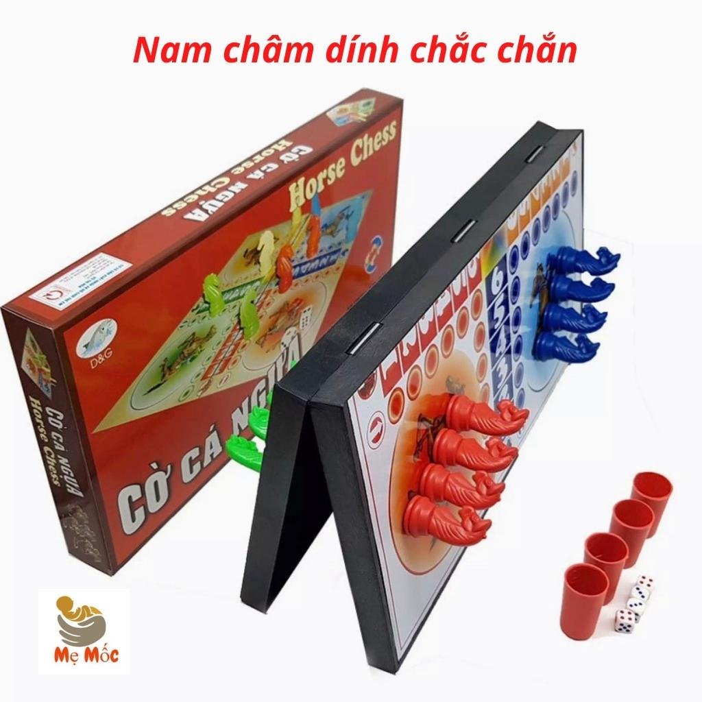 Bộ Cờ Cá Ngựa Nam Châm Cao Cấp Shop Mẹ Mốc ,CCN