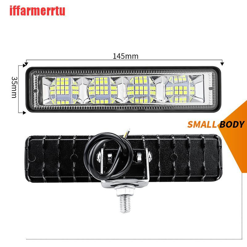 {iffarmerrtu}2pcs 6inch LED Work Light Spot Beam Bar Car SUV OffRoad Driving Fog Lamps HZQ