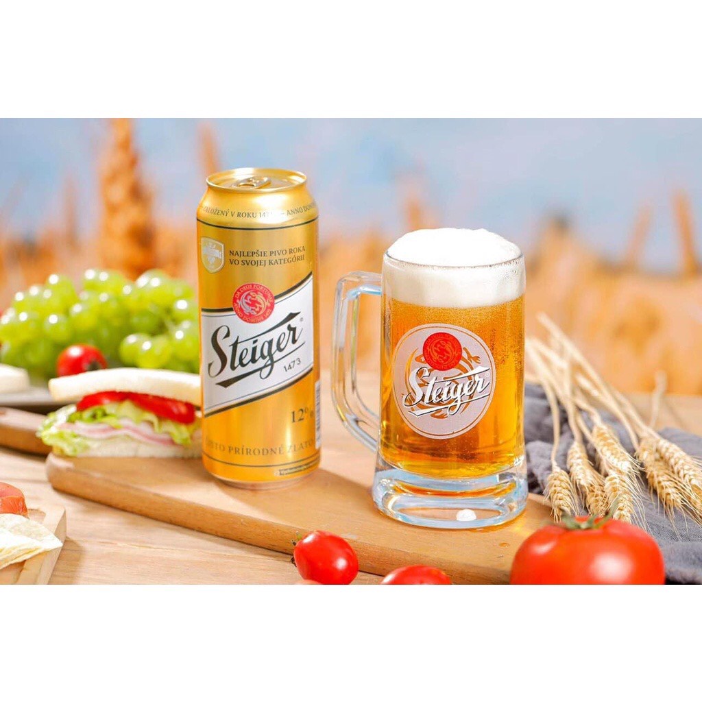 Bia Steiger vàng 5% 500ml - Tiệp
