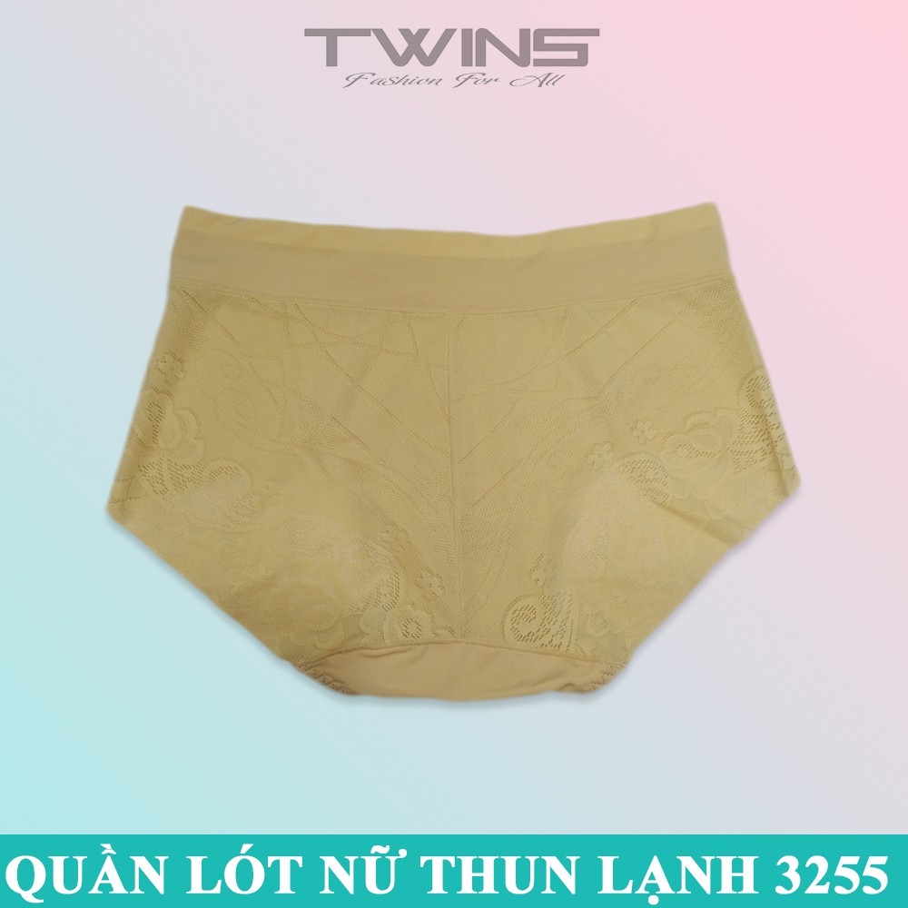 Quần lót nữ thun lạnh trơn cao cấp Thịnh Phát 3255 cạp cao chất mềm mịn thoáng mát không lộ đường may size từ 50kg-65kg