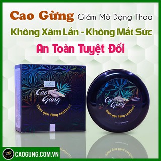  combo 2 cao gừng eo thon dáng đẹp tặng kèm 1 cao và 1 đai nịt bụng chính hãng