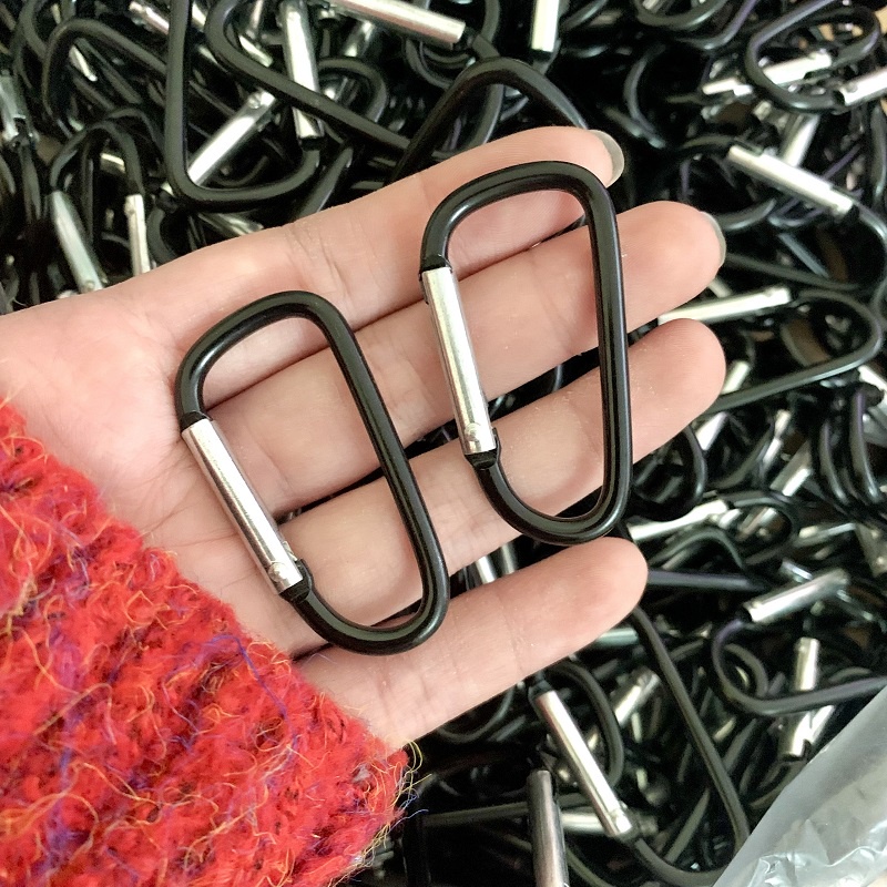 Móc Treo / Móc Khoá Đa Năng Nhôm Cao Cấp - Màu Đen Móc Treo Tai Nghe, Chìa Khóa, Bình Nước - Tuanphukien75