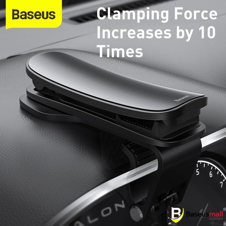 Baseus -BaseusMall VN Đế giữ điện thoại dạng kẹp ngang trên xe ô tô Baseus Big Mouth Pro Car Mount