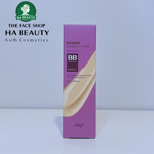 Kem nền che khuyết điểm kiềm dầu trang điểm đa năng BB Cream Power Perfection Hàn Quốc The Face Shop 20g SPF37 PA++