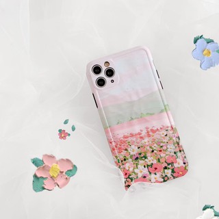 Ốp điện thoại TPU in hình phong cảnh cho iPhone 7 8Plus X Xs Xsmax Xr