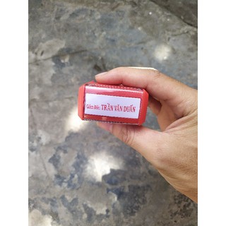 Khắc con dấu tên chức danh