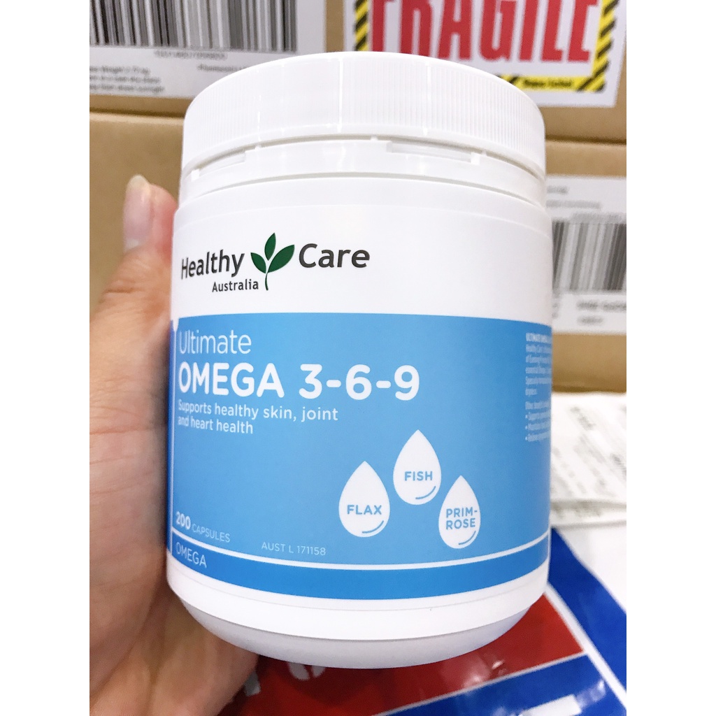 OMEGA 3 6 9 Healthy Care chính hãng của Úc - 200 viên - Date 2024