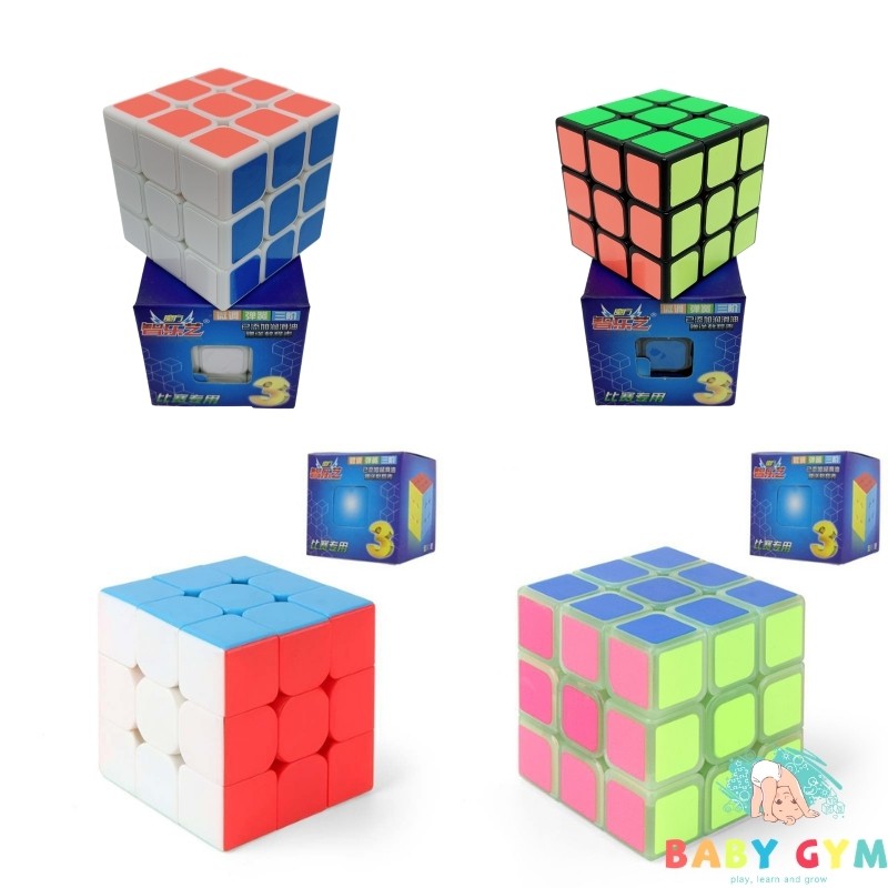 Rubik 3 Tầng Khối Lập Phương Ma Thuật – Rubik 3x3 Bẻ Góc Cực Tốt, Trơn, Mượt, Nhanh