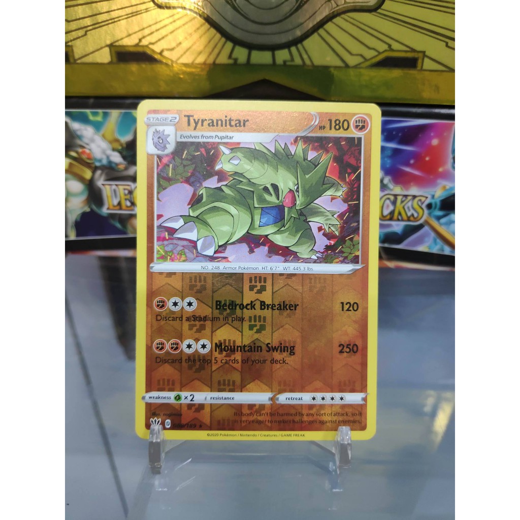 [ Dưa Hấu Yugioh ] Lá bài thẻ bài Pokemon Tyranitar