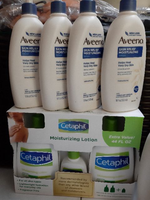 Hsd:11.2024.KEM DƯỠNG THỂ DA KHÔ NGỨA KHÔNG MÙI AVEENO - Active Naturals Skin Relief Moisturizing Lotion 532ml l.Mẫu mới