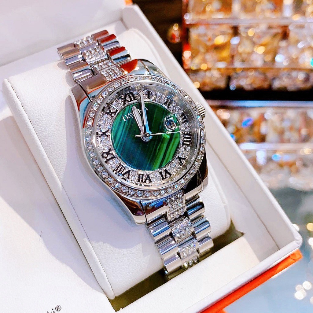 Đồng Hồ Nữ Davena 61803 Silver Chính Hãng 34mm