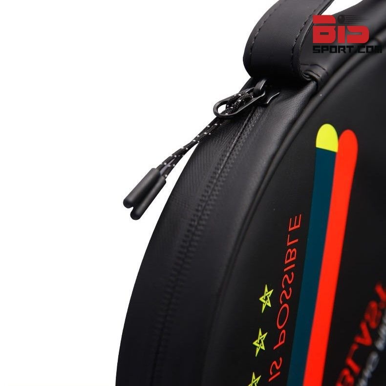 Bao Vợt Bóng Bàn Li-ning Chính Hãng Loại Tròn - Màu Đen - Da Bóng Chống Thấm Nước