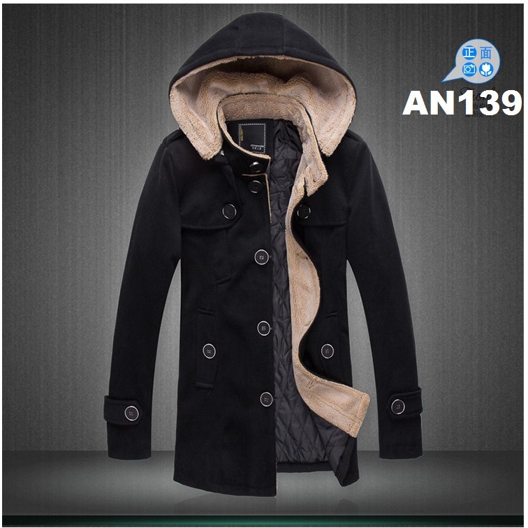 Áo khoác dạ nam chần bông AN138