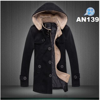 Áo khoác dạ nam chần bông AN138