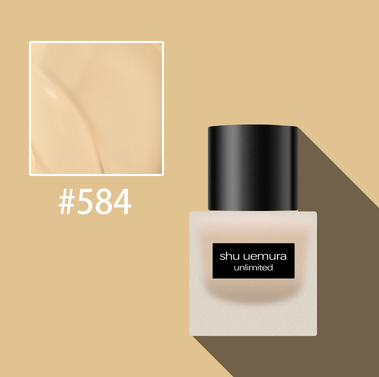 xiaoxiao★★  Spot Shu-uemura / Shu Uemura Yusha Holding Makeup Liquid Foundation Chai vuông nhỏ 35ml Cọ nền số 55 Concealer 674