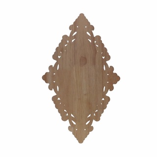 Bộ 4 miếng gỗ chạm khắc hình oval
