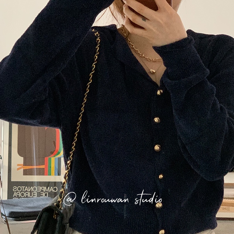 Vòng cổ Kim Loại Hai Lớp Mặt Trái Tim Phong Cách Retro Pháp