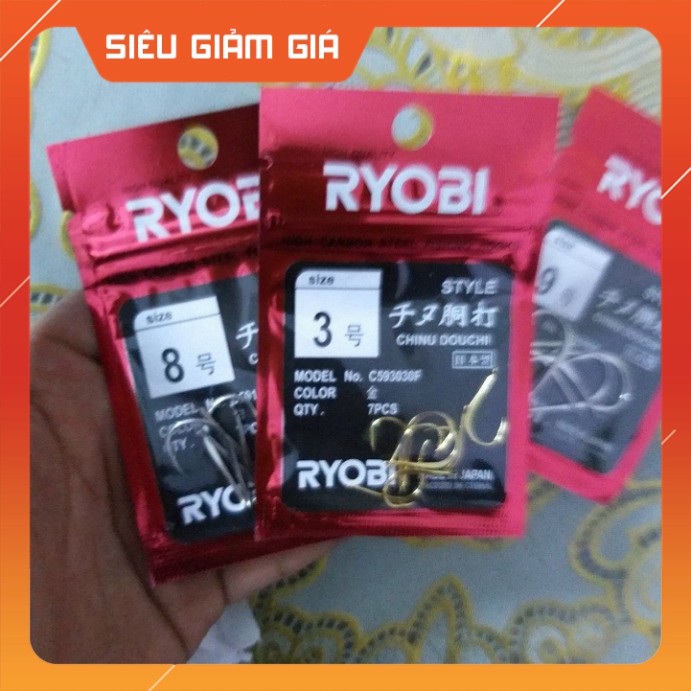 R Lưỡi câu Nhật Ryobi Chinu siêu bén - Top1VN