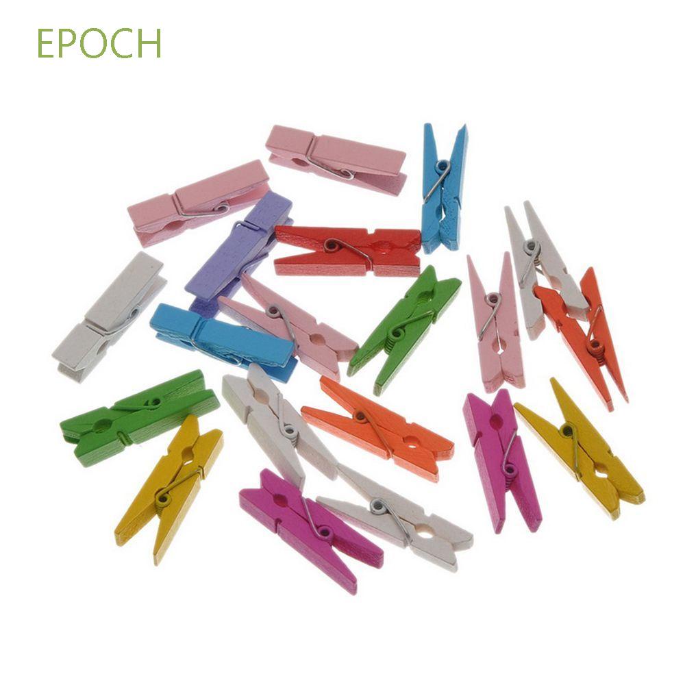 Kẹp gỗ mini nhiều màu sắc dùng để kẹp ảnh trang trí thủ công DIY