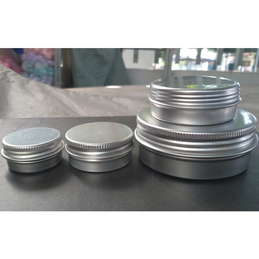 Hũ nhôm tròn chiết mỹ phẩm loại 50g