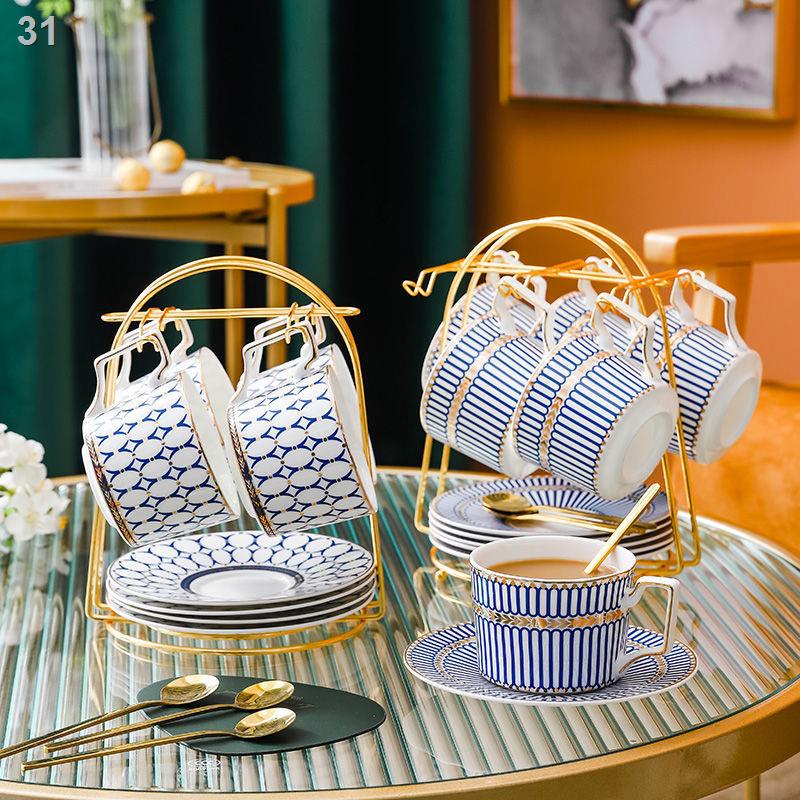 （Cái cốc）✆Tách cà phê Bone China Giá trị cao Bộ trà kiểu Anh Nhẹ sang trọng Phong cách châu Âu cấp chiều thơm