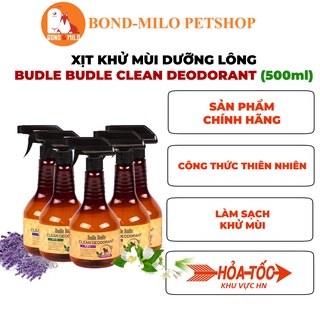 Xịt khử mùi dưỡng lông budle budle clean deodorant 500ml - bondmilo shop