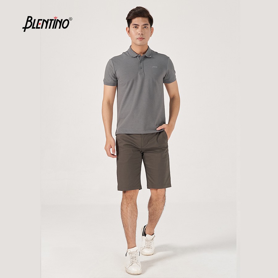 Blentino Áo polo thời trang nam, form dáng basic PL1121